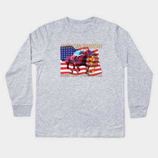 American Pharoah Kids Long Sleeve T-Shirt